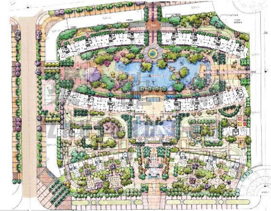 易道五洲花城景观设计方案资料下载-珠海五洲花城全套图