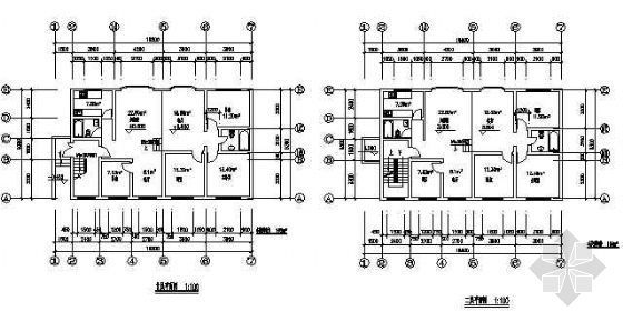 三室两卫一厅施工图纸资料下载-三室三厅一厨两卫158平米