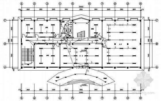 5层办公施工图纸资料下载-五层办公楼电气施工图纸