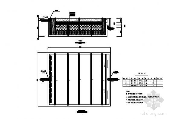 人工湿地工艺资料下载-某人工湿地工艺图纸（课程设计）