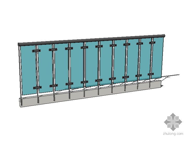 铁护栏模型资料下载-铁栏杆