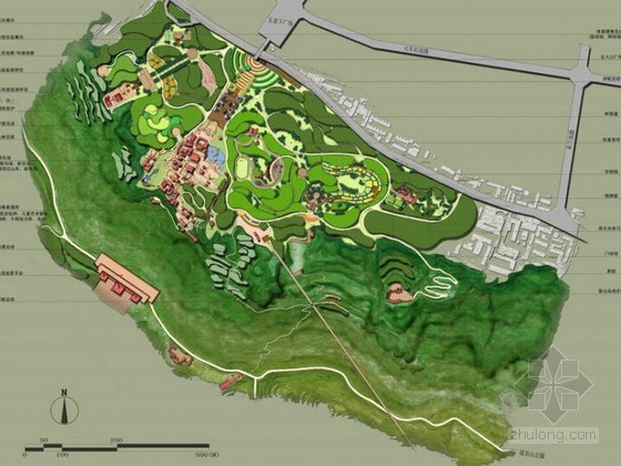 花海景区规划设计方案资料下载-[兰州]风景区规划景观设计方案