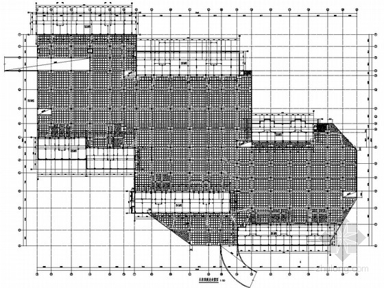 山东广播电视台施工图资料下载-[山东]地下单层框架结构车库结构施工图