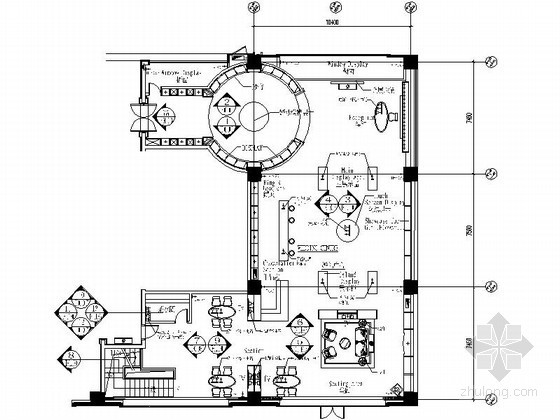 婚宴建筑施工图设计资料下载-[深圳]豪华酒店婚宴中心室内装修施工图