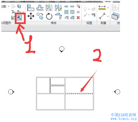 BIM教程,用REVIT阶段化做墙体改造图,BIM软件,中国BIM培训网