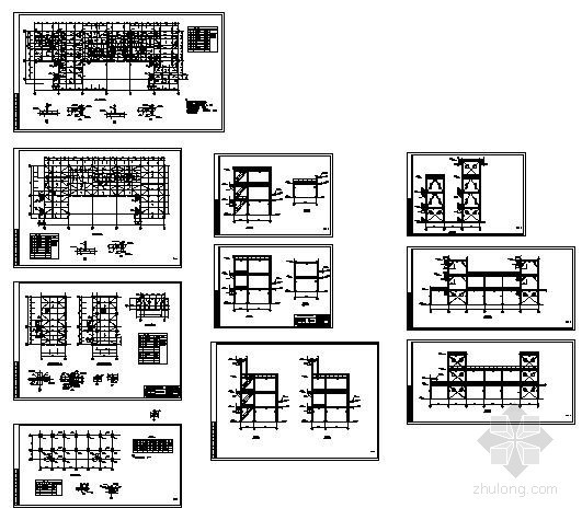 钢框架加固设计图资料下载-某钢框架厂房结构设计图