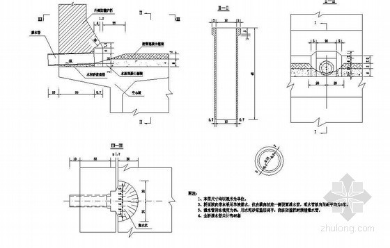 基础泄水管资料下载-空心板桥上部泄水管构造节点详图设计