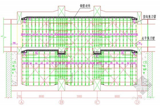 钢管柱支架施工方案资料下载-[天津]地铁车站土建工程高大模板及支架施工方案（159页）