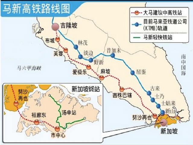 国际竞标项目资料下载-多国竞标马来西亚千亿高铁项目，总理称看价格优势