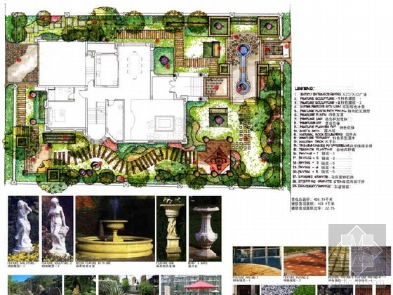 别墅欧式风格景观设计资料下载-广州小区别墅环境景观设计
