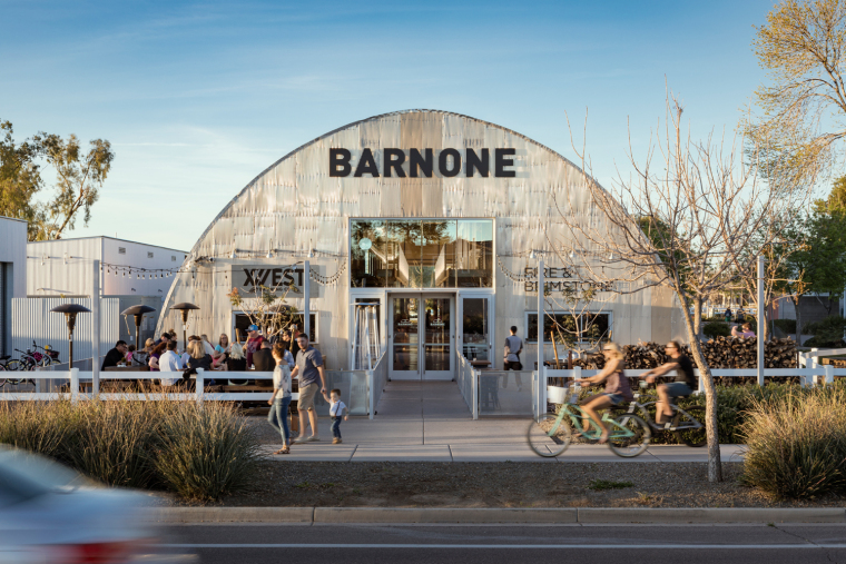 美国旧金山带拱形混凝资料下载-美国BARNONE创意中心
