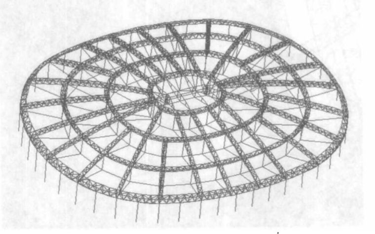 刚柔并济的预应力结构---弦支穹顶_30