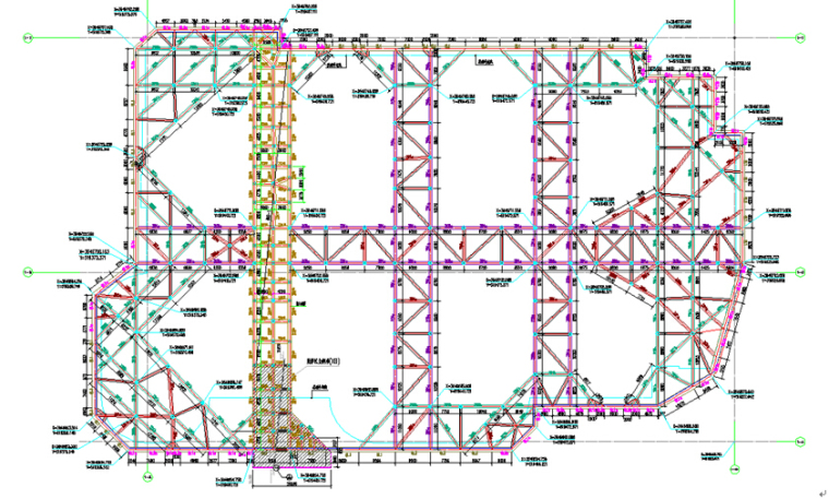 深基坑内支撑栈桥施工方案资料下载-[安徽]14米深基坑排桩内支撑支护施工组织设计