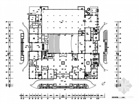 接待厅前台CAD资料下载-[吉林]特色蒙古族民俗风情综合性五星级酒店室内装修施工图（含效果）