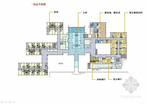4层现代简约风格酒店资料下载-[上海]中心商业圈四星级现代风格酒店室内设计概念方案