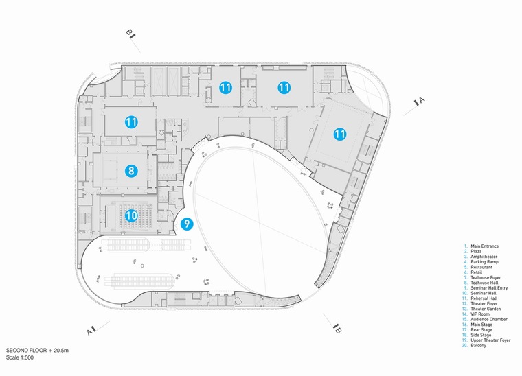 香港戏曲中心 / Revery Architecture-调整大小 26_20Plan_1-500_Level_2.jpg