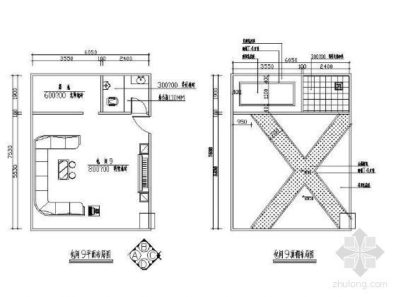 娱乐空间CAD图纸资料下载-娱乐会所包房空间Ⅵ