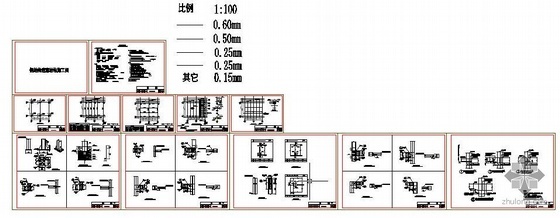 钢结构通廊结构施工图资料下载-钢结构连廓结构施工图