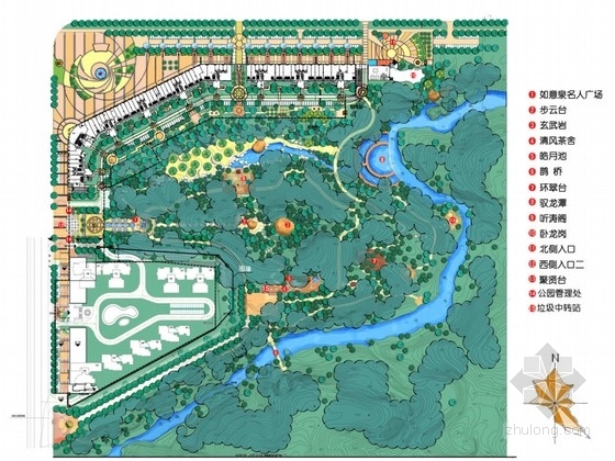 居住区公园模型su资料下载-[深圳]居住区周边公园景观设计方案