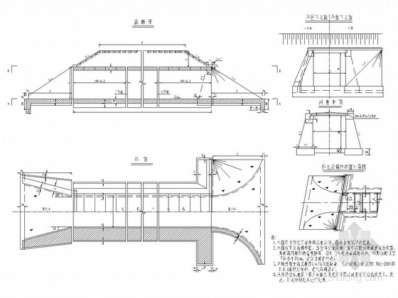 5米跨径钢筋混凝土盖板涵资料下载-路桥工程钢筋混凝土盖板涵通用图（15张）