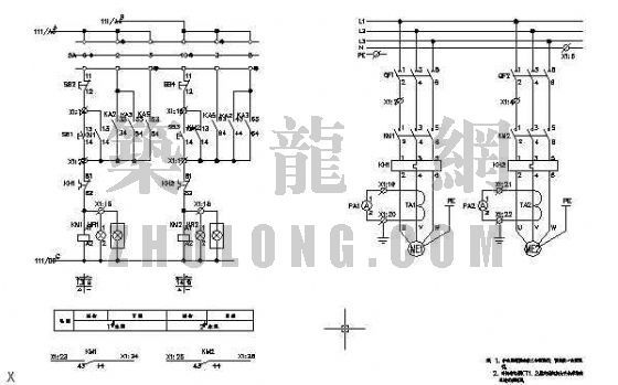 水泵液位控制原理图资料下载-二台水泵四水位控制原理图