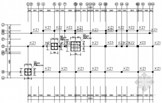 5层住宅带电梯施工图资料下载-[学士]5层框架住宅结构施工图