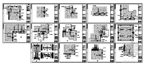 [金庐软件园]某大厦铝板幕墙节点图-4