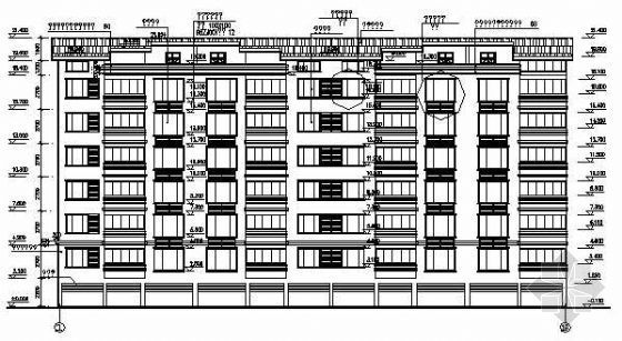 某6层住宅砖混结构设计图资料下载-某小区6层砖混住宅（B栋）建筑结构施工图纸