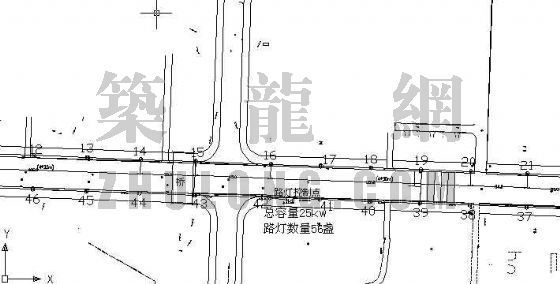香榭丽舍大街上的展厅资料下载-某大街路灯图