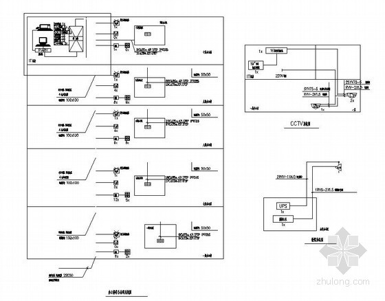 智能化弱电系统图资料下载-苏州某10层办公楼智能化弱电系统图