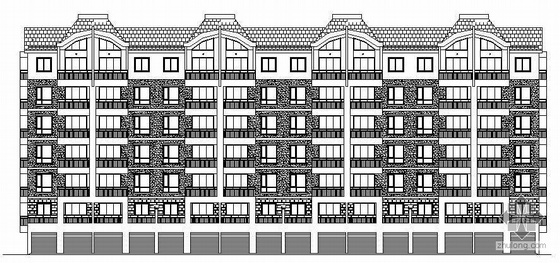 多层高档小区资料下载-[威海市]某花园住宅小区住宅楼及幼儿园建筑结构水暖电施工图