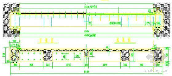 混凝土闸门CAD资料下载-某混凝土闸门总图