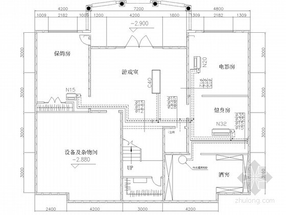 别墅系统设计资料下载-别墅建筑中央空调工程系统设计施工图