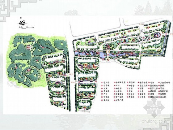 江苏居住区规划与住宅设计资料下载-[南京]现代风格居住区景观规划设计方案