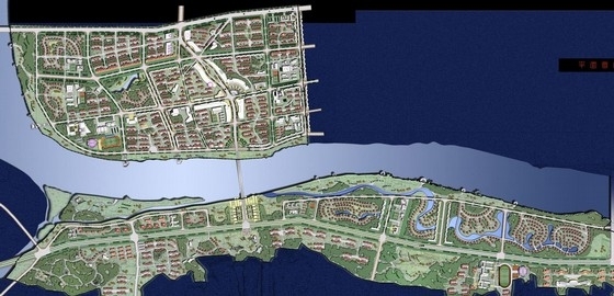 老城区模型图资料下载-[江西]滨水老城区控制性详细规划方案