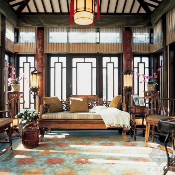 中式家居平面图资料下载-中式的家居装饰