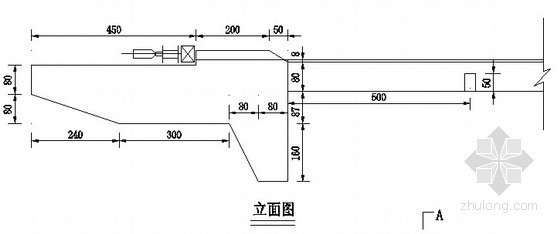 道路纵断面资料下载-桥梁先张拉台座纵断面图