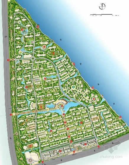 [常熟]临湖水景住宅区景观设计方案（一）- 