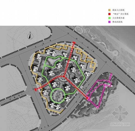 [四川]滨江CBD新区中高档符合多元住宅区建筑设计方案文本-滨江CBD新区中高档符合多元住宅区分析图