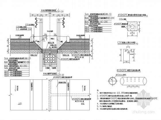 市政涵洞通道资料下载-[广东]高速公路单喇叭定向互通立交施工图设计251张（路基 涵洞 通道）