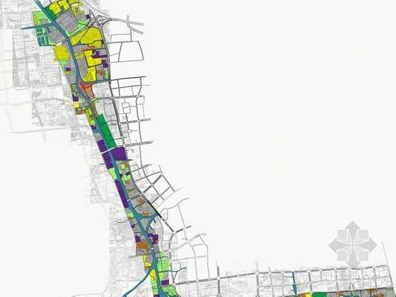 河道两岸道路施工组织设计资料下载-[苏州]河道两岸绿化景观规划设计