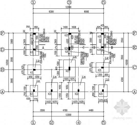 自建楼5层资料下载-自建小户型住宅楼结构施工图(三层)