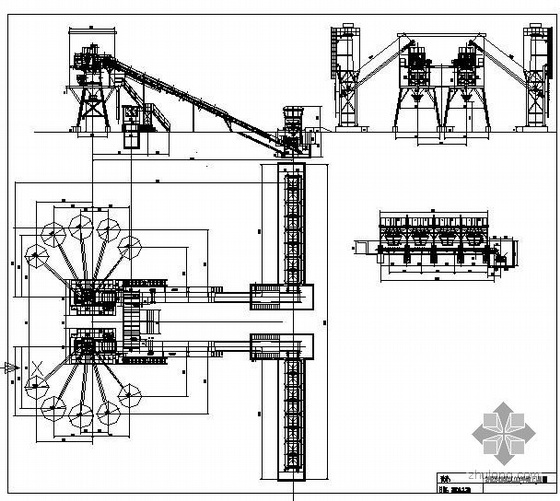 混凝土拌合站CAD规划图资料下载-某混凝土拌和站结构施工图