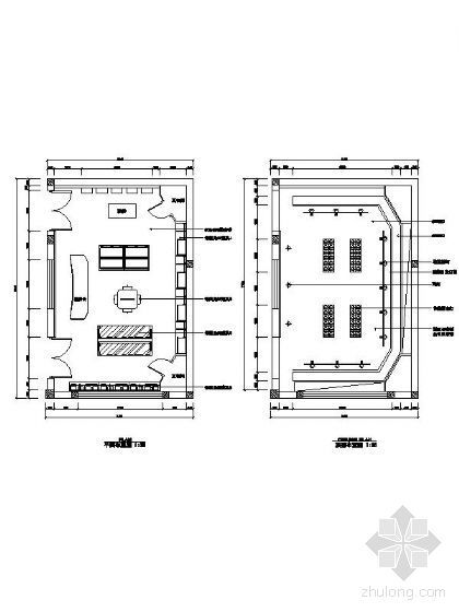 文化体育建筑cad平面图资料下载-体育用品店平面图