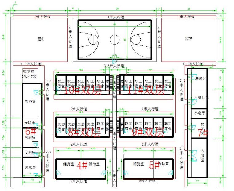 [江苏]市政道路建设项目EPC工程实施性施工组织设计（189页）-生活区（一层结构）