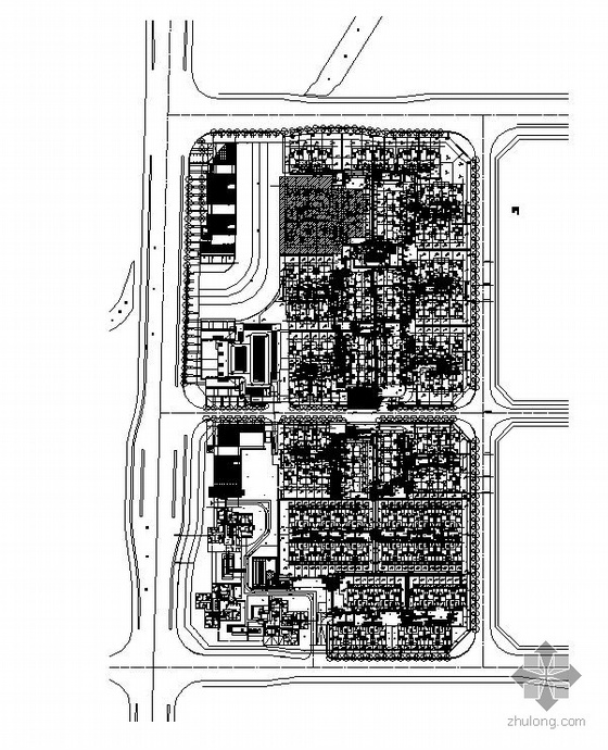 重庆工厂景观施工图资料下载-重庆小区景观设计施工图