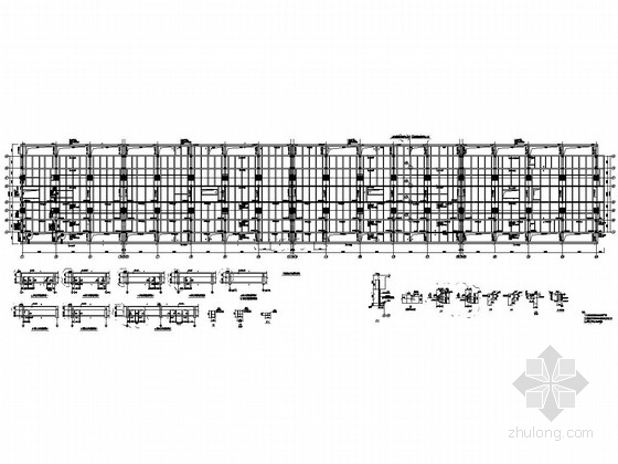 悬挂吊车轨道图资料下载-[上海]城市轨道交通车站结构施工图（框架主体钢屋架）