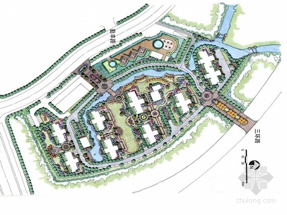 英国小区规划设计方案资料下载-[江苏]现代花园式住宅景观规划设计方案
