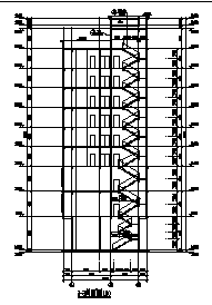 高层塔式框剪结构星级酒店建筑图
