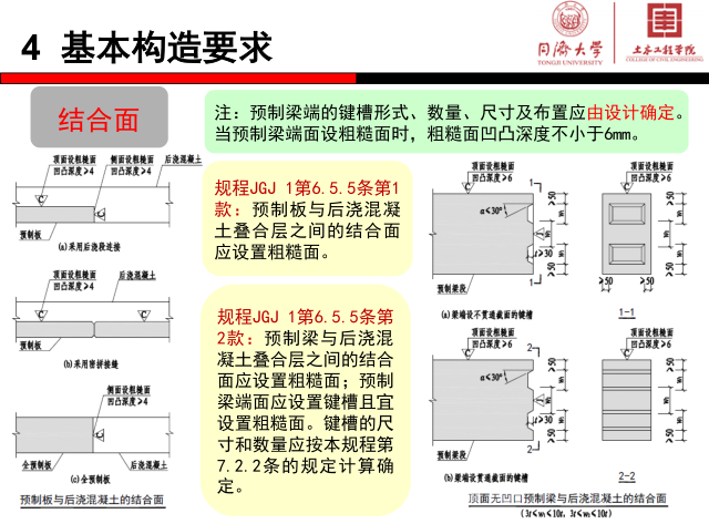 装配式混凝土结构的连接节点构造（PPT，93张）-结合面